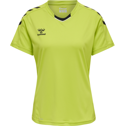 hmlCORE XK POLY JERSEY S/S WOMAN, LIME POPSICLE, packshot