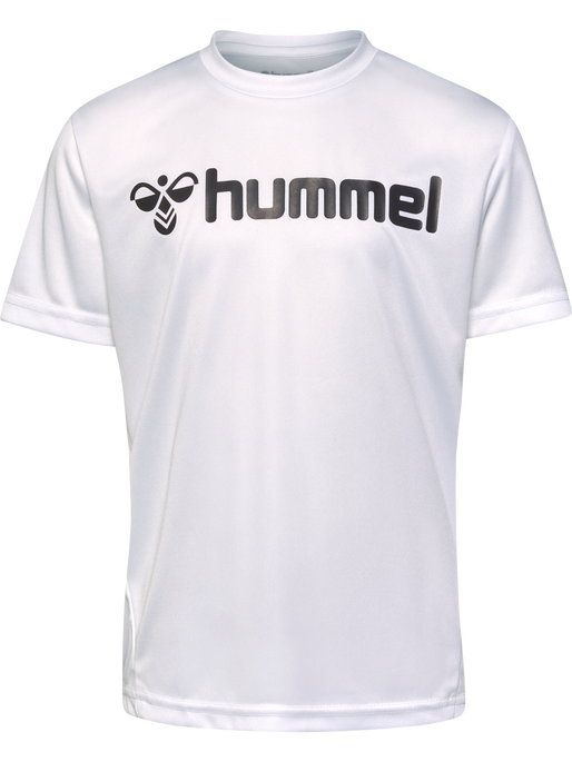 hmlLOGO JERSEY S/S KIDS, WHITE, packshot