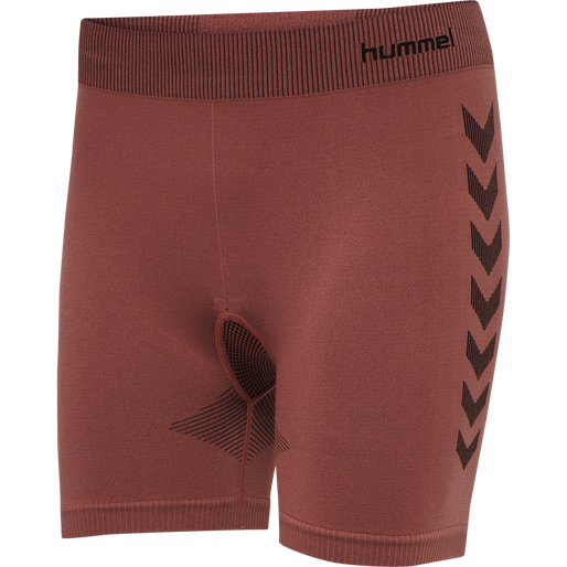 HUMMEL FIRST SEAMLESS TR SHT TIGH W, MARSALA HUMMEL FIRST SEAMLESS TR SHT TIGH W, MARSALA, packshot