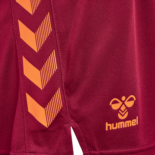 hmlONGRID POLY SHORTS WO, RHUBARB/NASTURTIUM, packshot