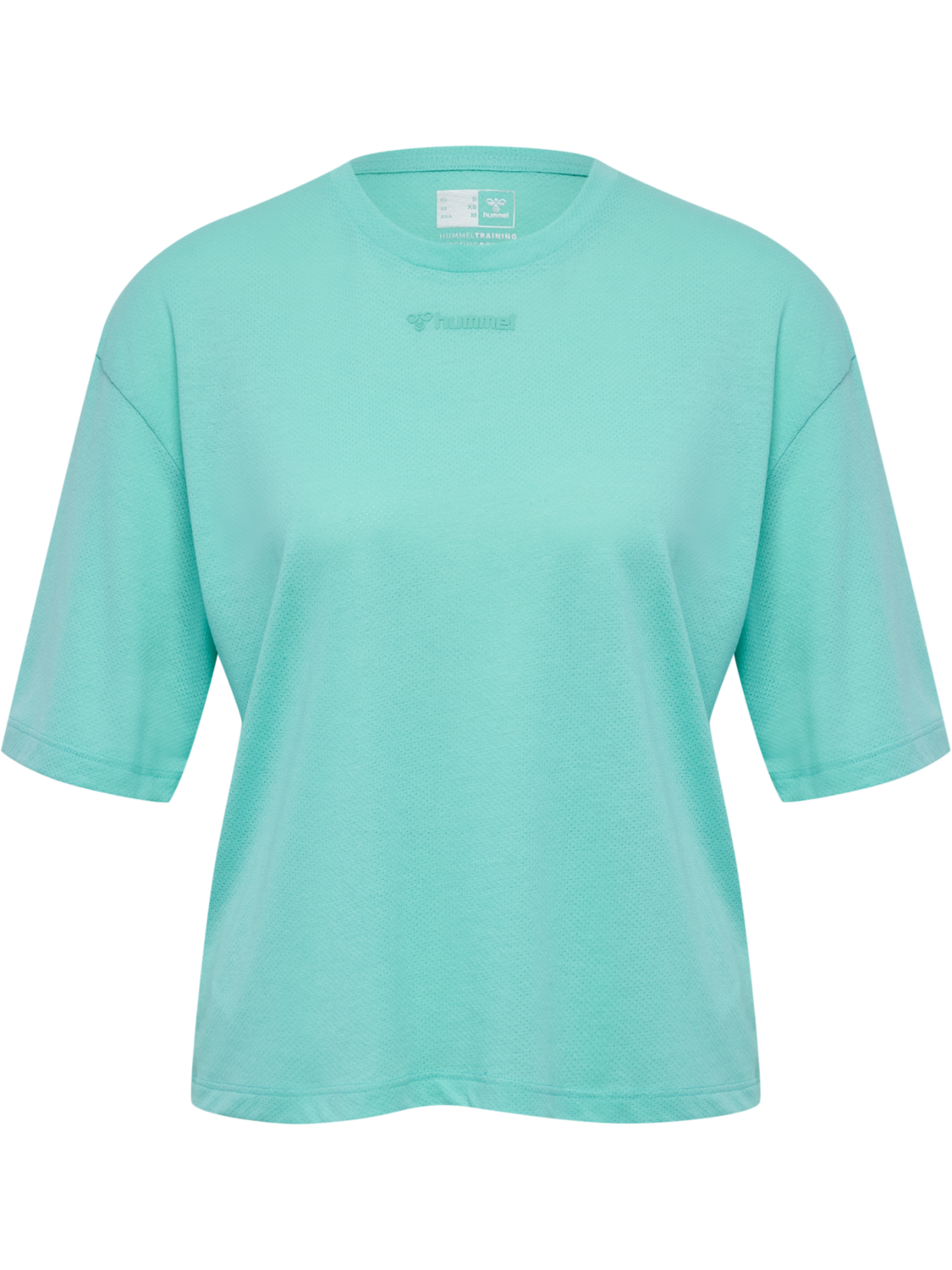 hmlMT VANJA BOXY SHORT T-SHIRT, POOL BLUE, packshot