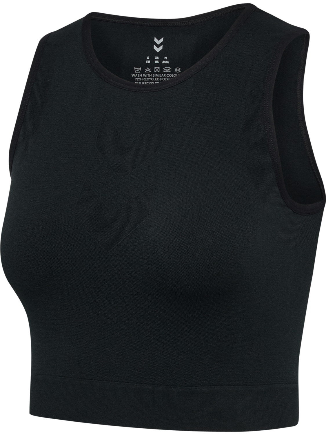 hmlHIIT SEAMLESS W TOP, BLACK, packshot