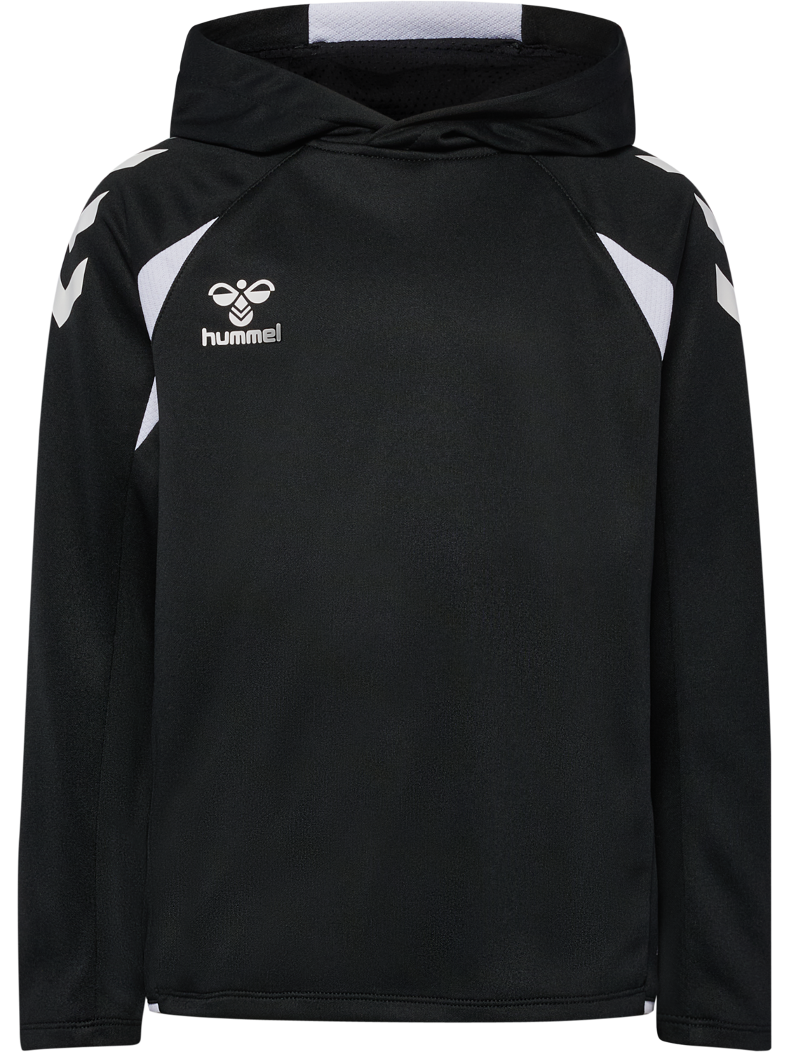 hmlCORE 2.0 HOODIE KIDS, BLACK/WHITE, packshot