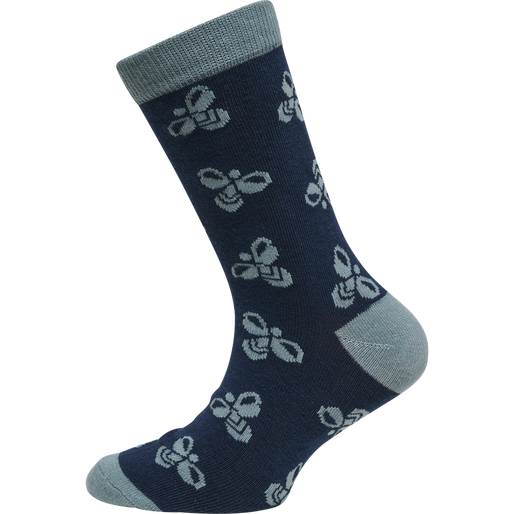 hmlALFIE SOCK 3-PACK, DEEP TEAL, packshot