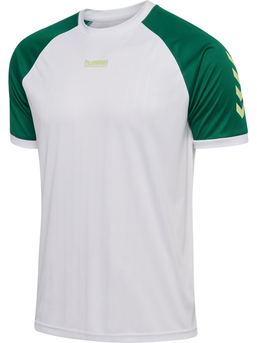 hmlPULSE STRIPE T-SHIRT S/S, VERDANT GREEN hmlPULSE STRIPE T-SHIRT S/S, VERDANT GREEN, packshot