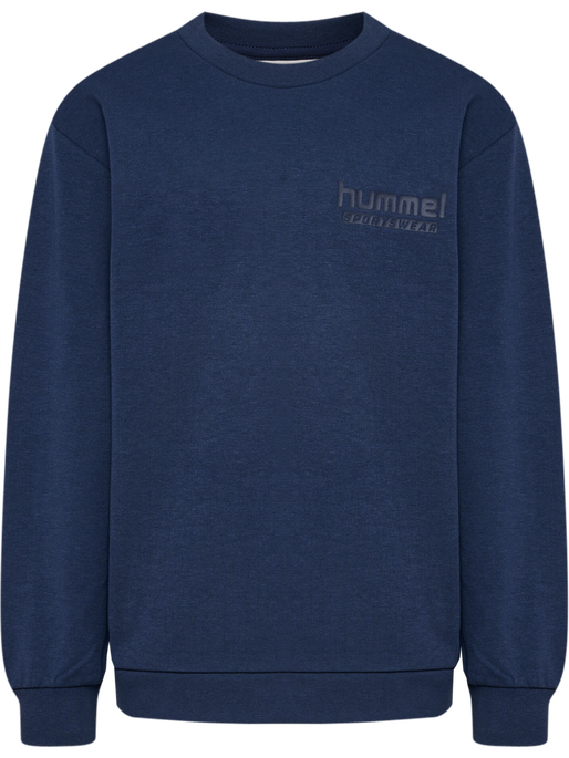 hmlJR BASE SWEAT SET, DRESS BLUES, packshot