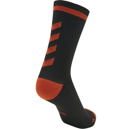 ELITE INDOOR SOCK LOW, BLACK/RED ELITE INDOOR SOCK LOW, BLACK/RED, packshot
