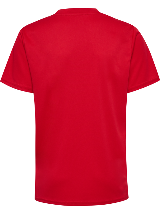 hmlESSENTIAL JERSEY S/S KIDS, TRUE RED, packshot
