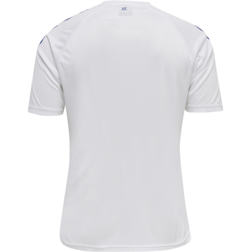 hmlCORE XK CORE POLY T-SHIRT S/S, WHITE, packshot