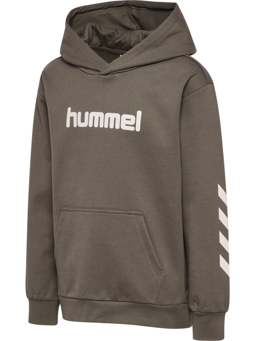 hmlJR LOGO HOODIE, DARK NIGHT hmlJR LOGO HOODIE, DARK NIGHT, packshot