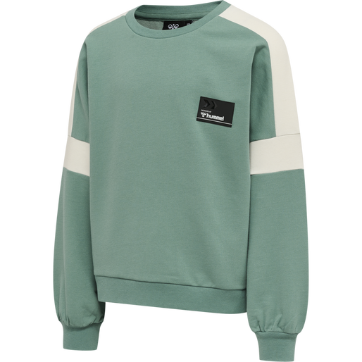 hmlMARLEE SWEATSHIRT, MINERAL BLUE, packshot