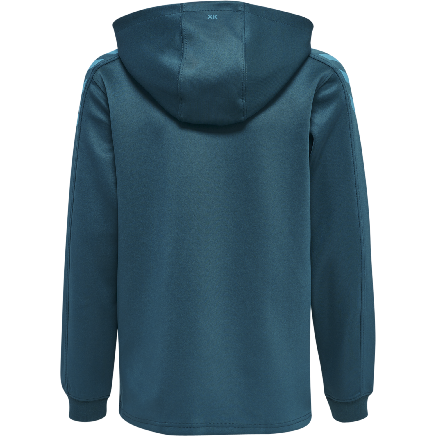 hmlCORE XK POLY KIDS SWEAT HOODIE, BLUE CORAL, packshot