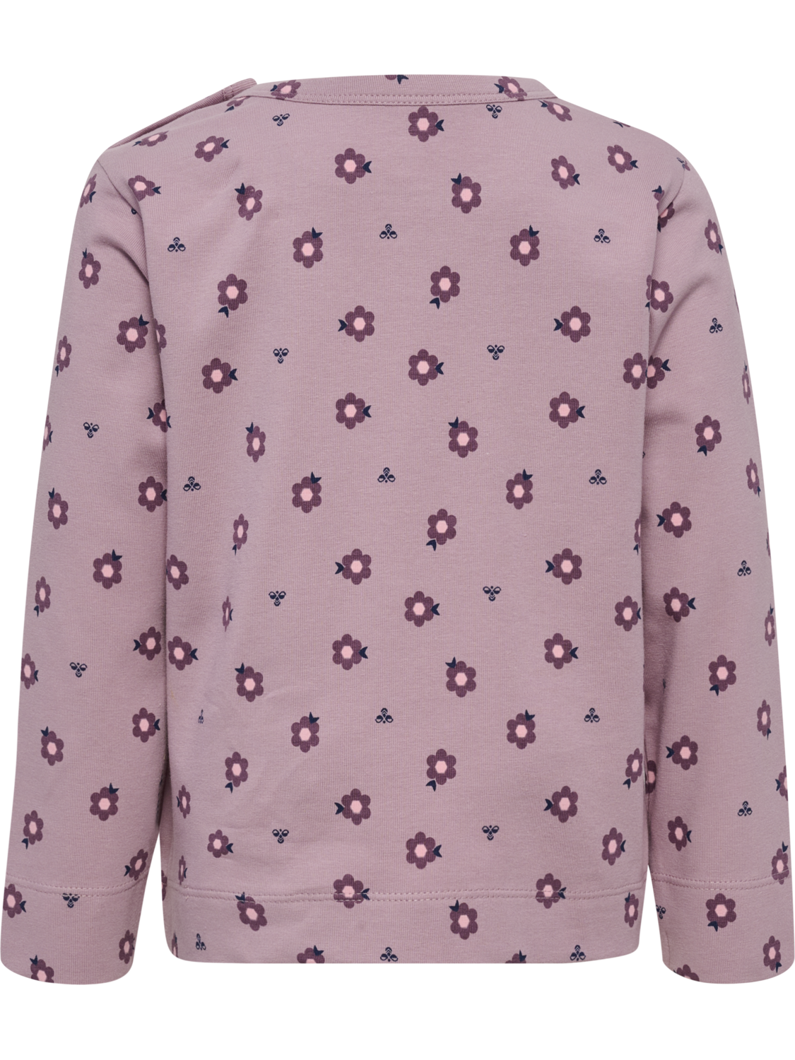 hmlMINI AOP T-SHIRT L/S, SEA FOG, packshot
