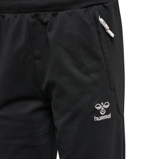 hmlMOVE GRID COTTON PANTS WOMAN, BLACK, packshot