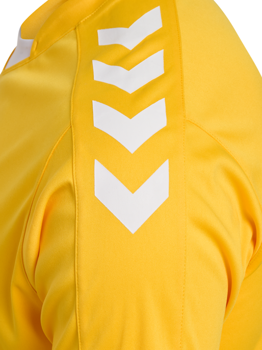 hmlCORE XK POLY JERSEY S/S, SPORTS YELLOW, packshot