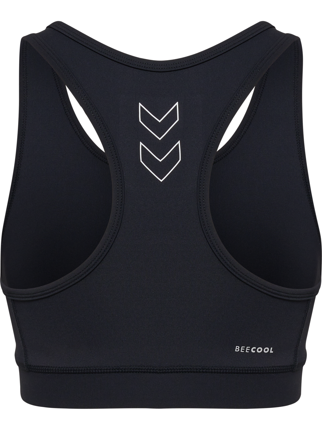 hmlTE FUNDAMENTAL SPORTS BRA, BLACK/WHITE, packshot