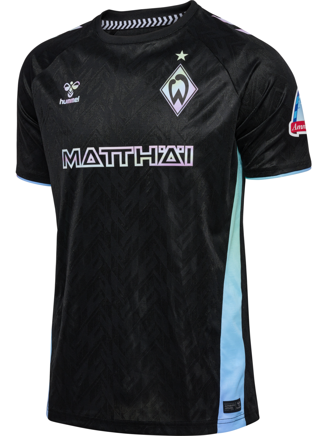 WER 24/25 3RD JERSEY S/S, BLACK, packshot