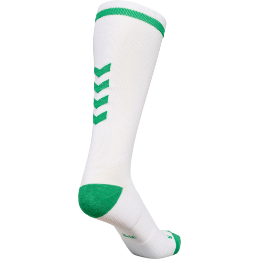 ELITE INDOOR SOCK HIGH, WHITE, packshot