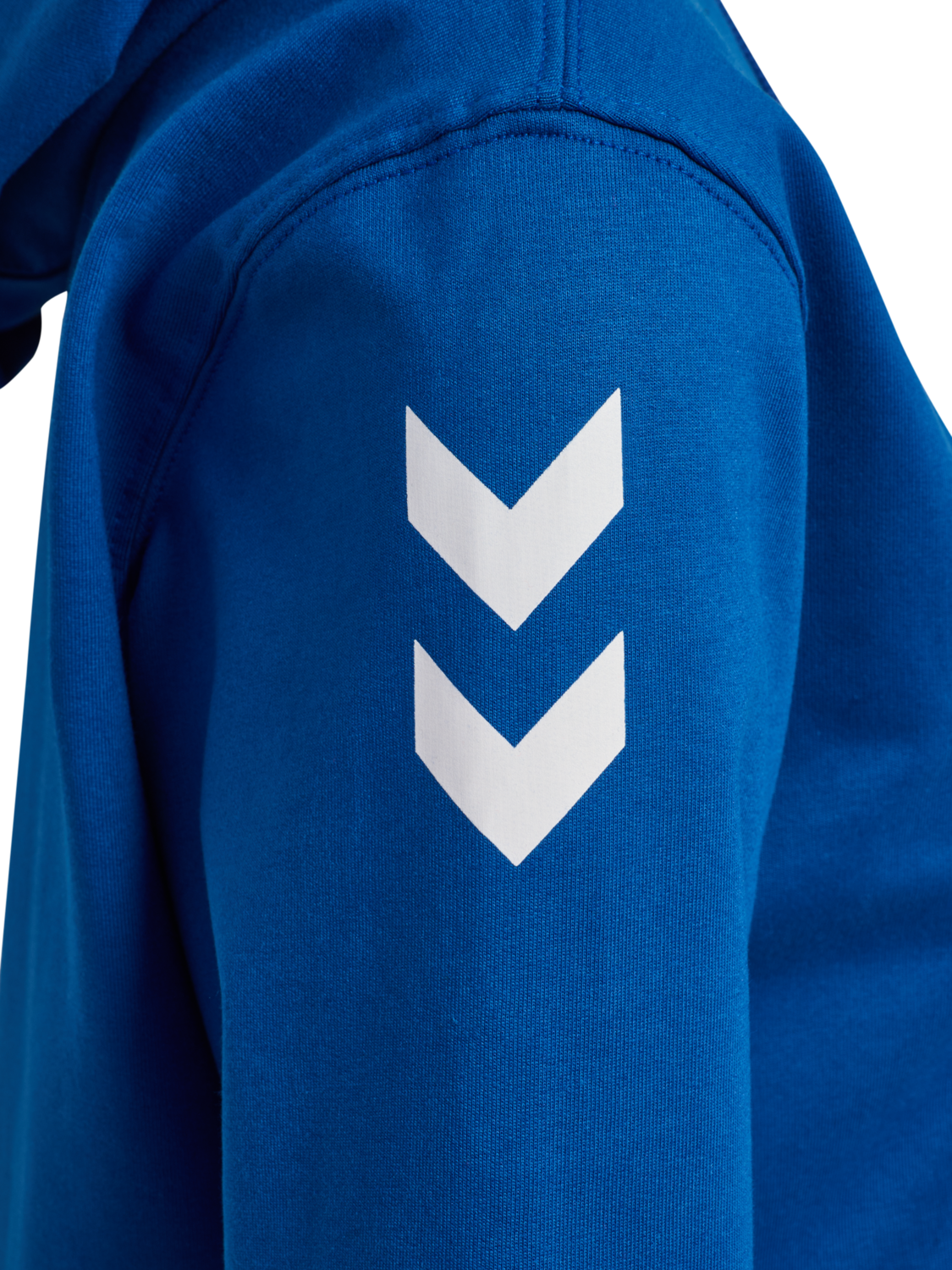 hmlGO 2.0 CHEVRON ZIP HOODIE WOMAN, TRUE BLUE, packshot