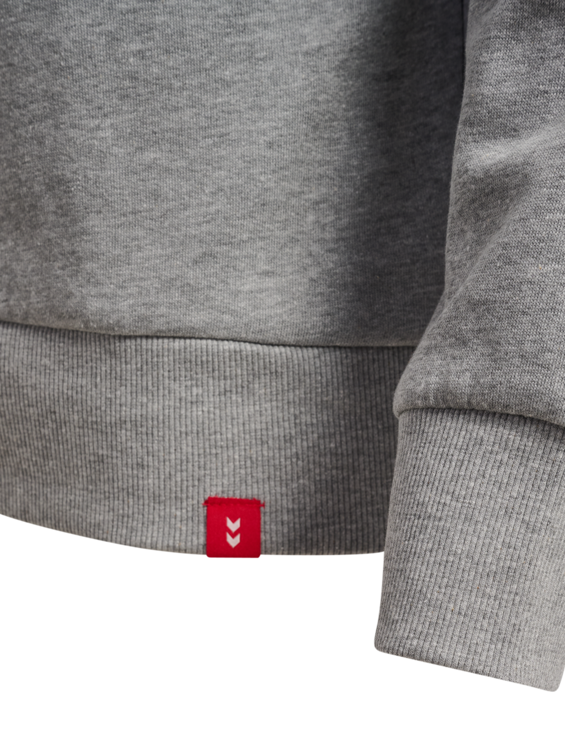 hmlLEGACY CHEVRON SWEATSHIRT + PANT, GREY MELANGE, packshot