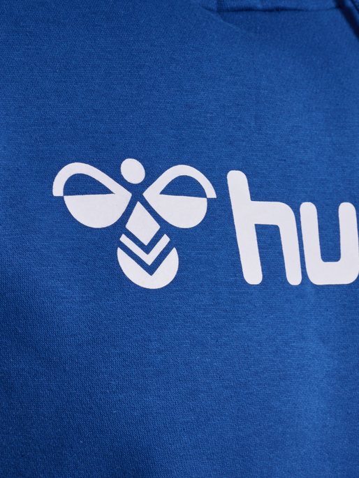 hmlMOVER COTTON HOODIE, TRUE BLUE, packshot