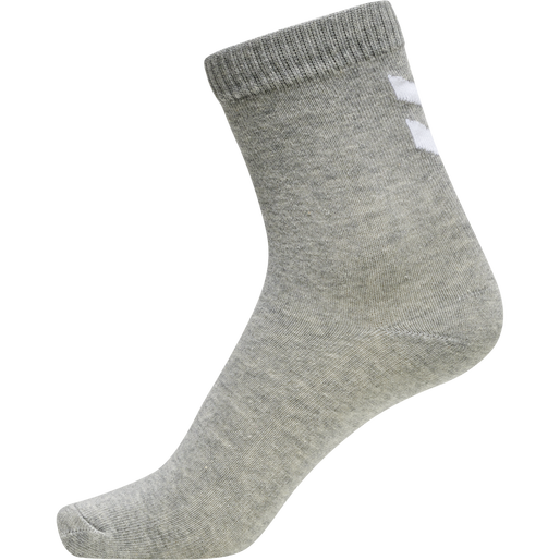 hmlMAKE MY DAY SOCK 5-PACK, GREY MELANGE hmlMAKE MY DAY SOCK 5-PACK, GREY MELANGE, packshot