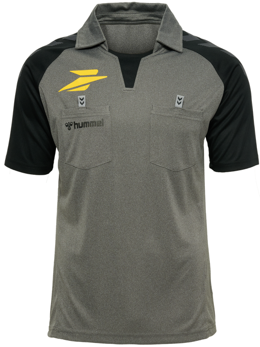 FFHB REFEREE JERSEY S/S, GREY MELANGE FFHB REFEREE JERSEY S/S, GREY MELANGE, packshot