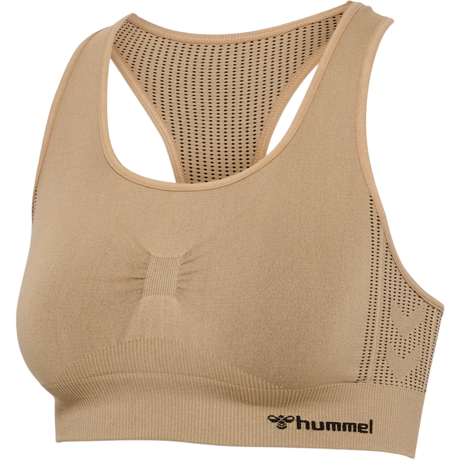 hmlMT SHAPING SEAMLESS SPORTS TOP, CURDS & WHEY, packshot