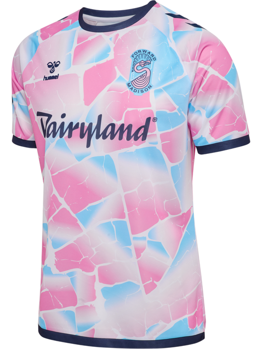 F MADISON 25 AWAY JERSEY S/S, WHITE, packshot