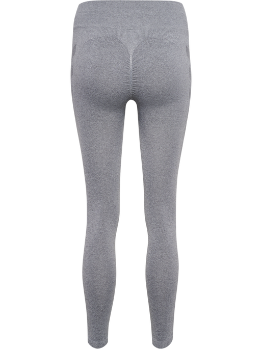 hmlCI SEAMLESS MW SCRUNCH TIGHT, GREY MELANGE, packshot