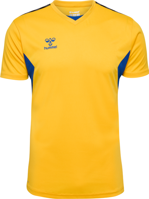 hmlAUTHENTIC PL JERSEY S/S, SPORTS YELLOW, packshot