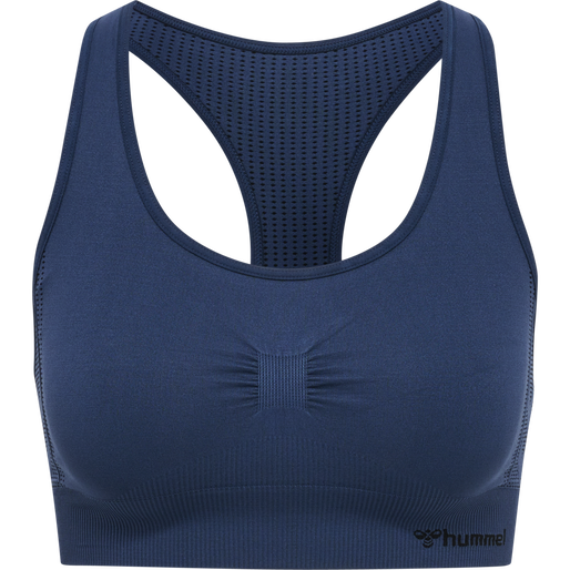 hmlMT SHAPING SEAMLESS SPORTS TOP, INSIGNIA BLUE hmlMT SHAPING SEAMLESS SPORTS TOP, INSIGNIA BLUE, packshot