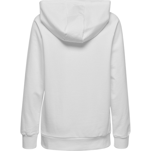 HMLGO COTTON HOODIE WOMAN, WHITE, packshot