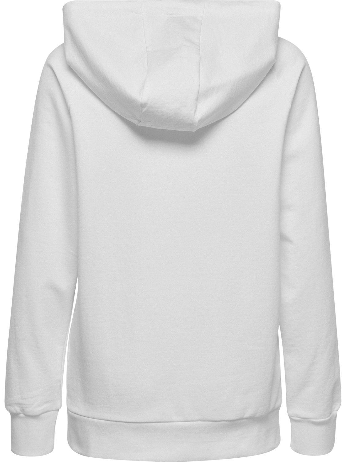 HMLGO COTTON HOODIE WOMAN, WHITE, packshot