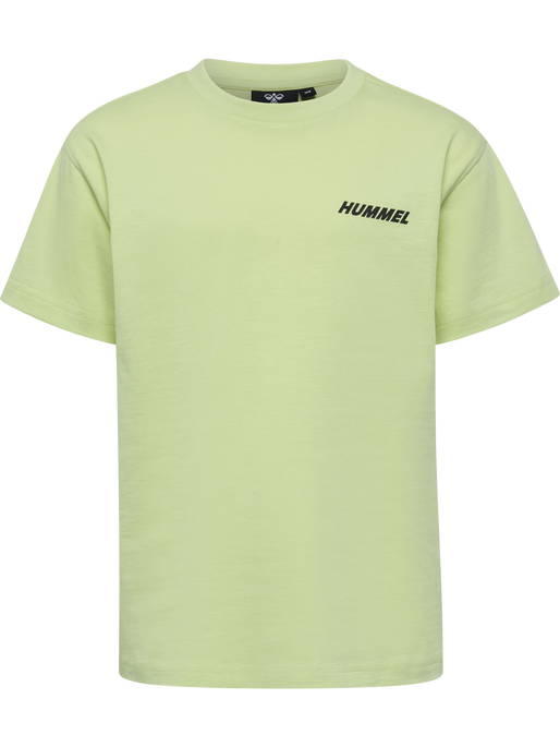 hmlCASPER T-SHIRT S/S, SHADOW LIME, packshot