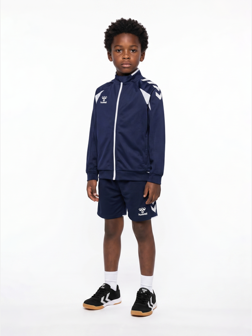 hmlCORE 2.0 TRACK ZIP JACKET KIDS, MARINE/WHITE, model