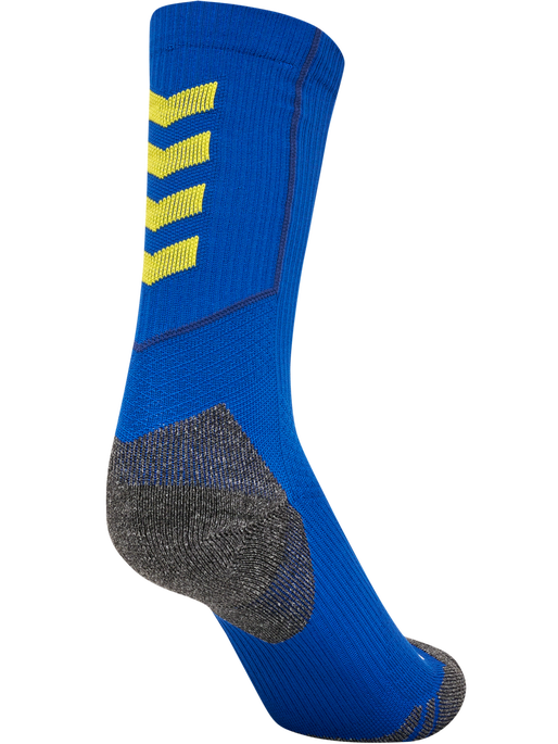 hmlPRO TRAINING SOCKS LOW, TRUE BLUE/BLAZING YELLOW hmlPRO TRAINING SOCKS LOW, TRUE BLUE/BLAZING YELLOW, packshot