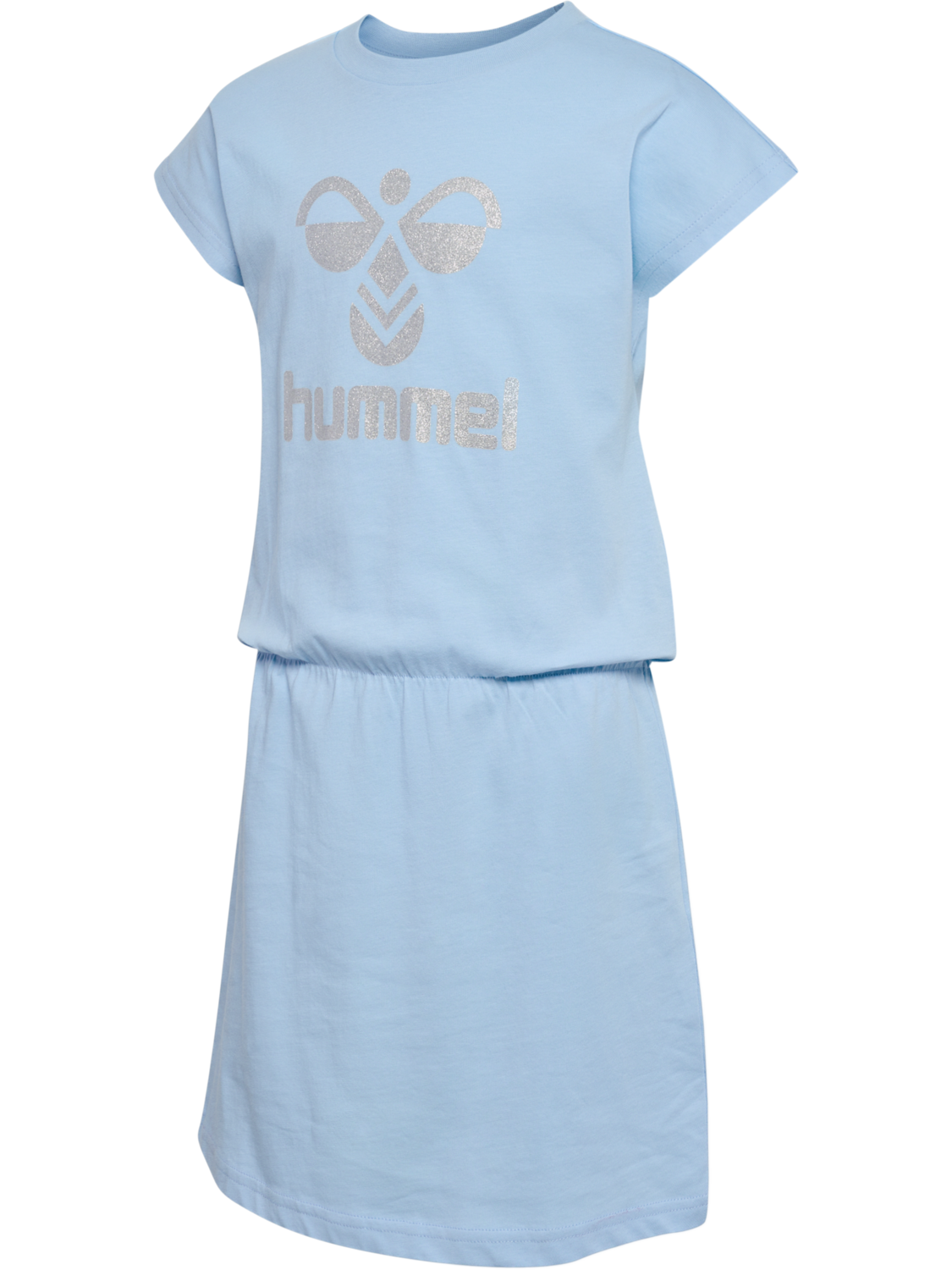 hmlFLOWY DRESS S/S, CERULEAN, packshot