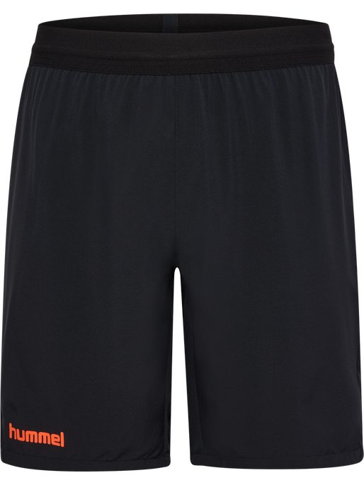 hmlBLAZE PRO TRAINING SHORTS, BLACK/ORANGE hmlBLAZE PRO TRAINING SHORTS, BLACK/ORANGE, packshot