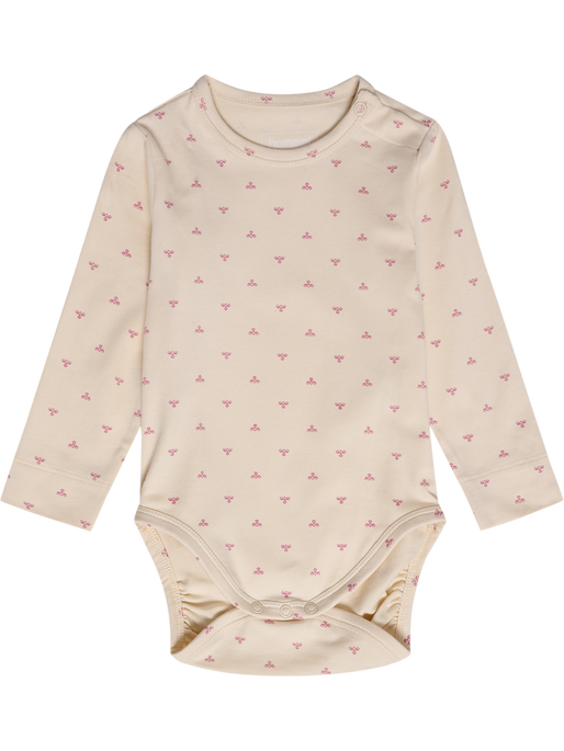 hmlMINI BEE AOP BODY L/S, WHITECAP GRAY, packshot