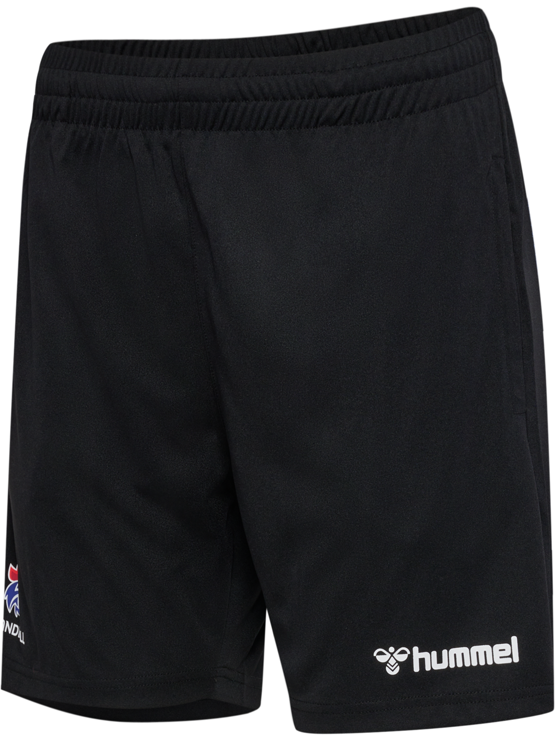 FFHB NEW REFEREE POLY SHORTS, BLACK, packshot
