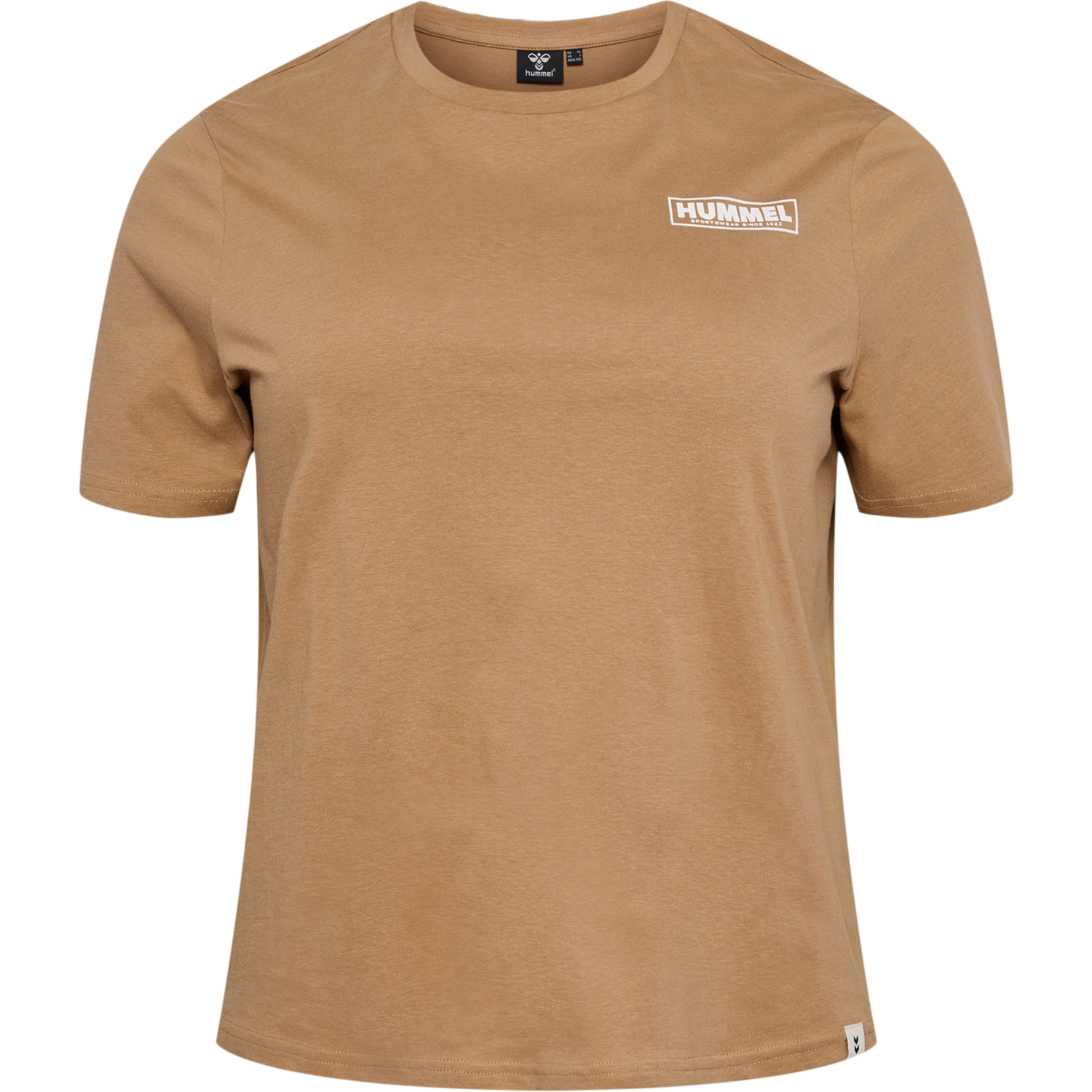 hmlLEGACY WO REGULAR T-SHIRT PLUS, TIGERS EYE, packshot