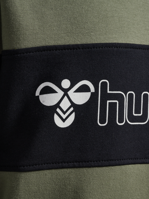 hmlATLAS HOODIE, DUSTY OLIVE hmlATLAS HOODIE, DUSTY OLIVE, packshot