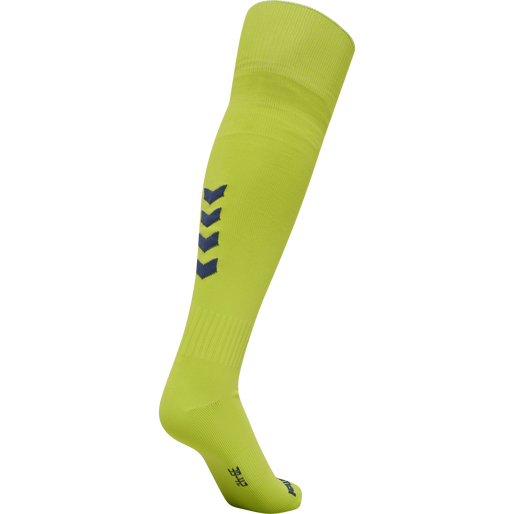 hmlPROMO FOOTBALL SOCK, LIME PUNCH, packshot