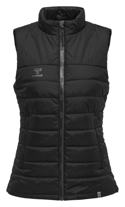 hmlNORTH WAISTCOAT WOMAN, BLACK/ASPHALT, packshot