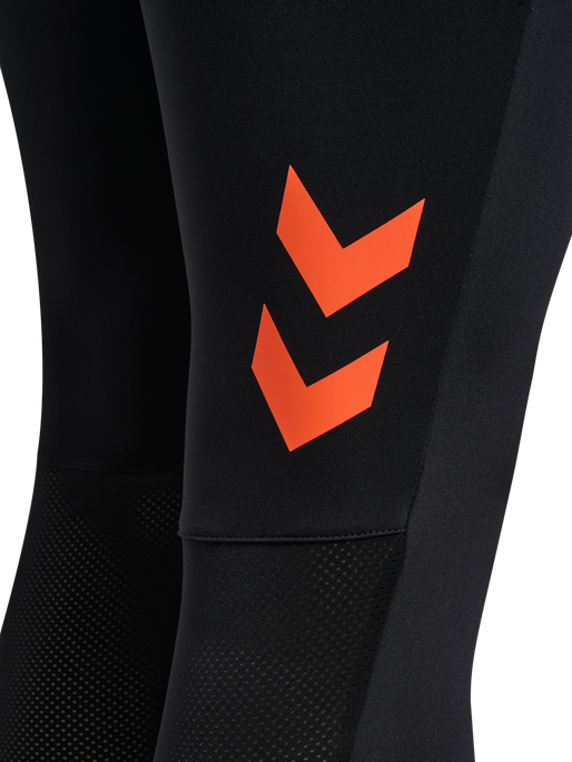 hmlBLAZE PRO TRAINING PANTS, BLACK/ORANGE hmlBLAZE PRO TRAINING PANTS, BLACK/ORANGE, packshot