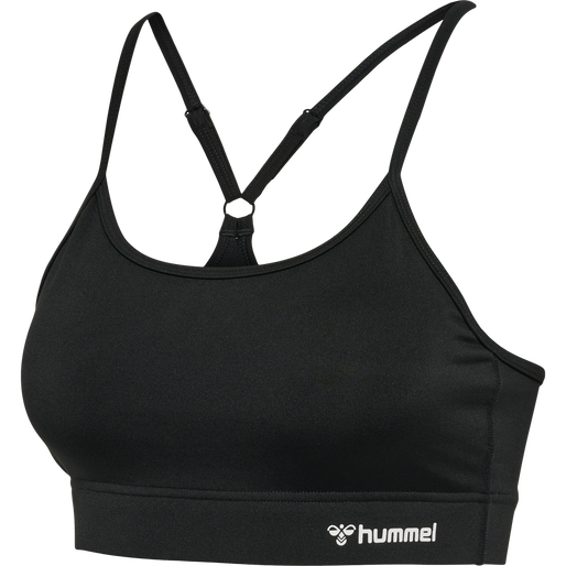 hmlMT CHIPO PADDED SPORTS BRA, BLACK, packshot