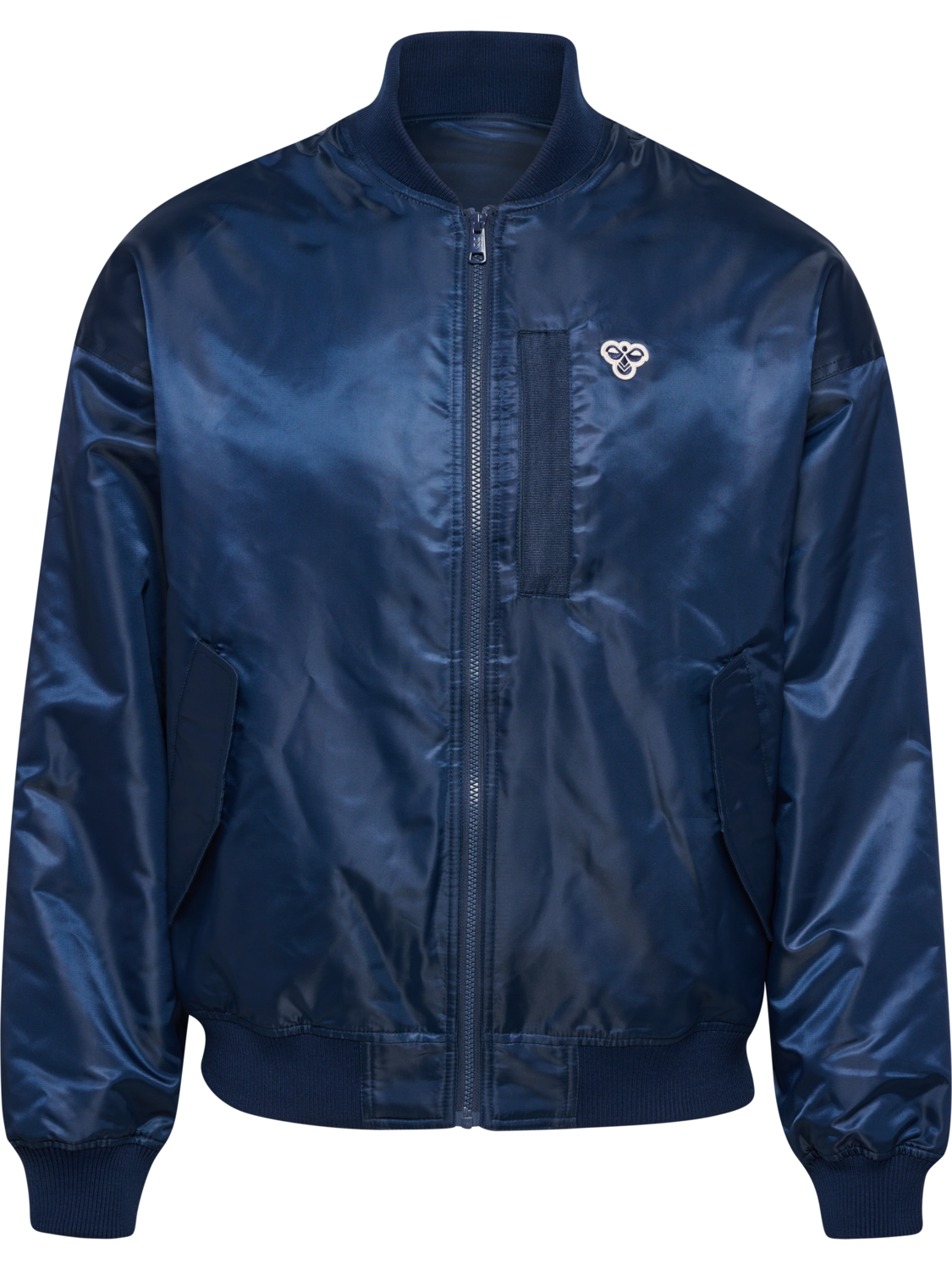 hmlBASEBALL JACKET BEE, DRESS BLUES, packshot