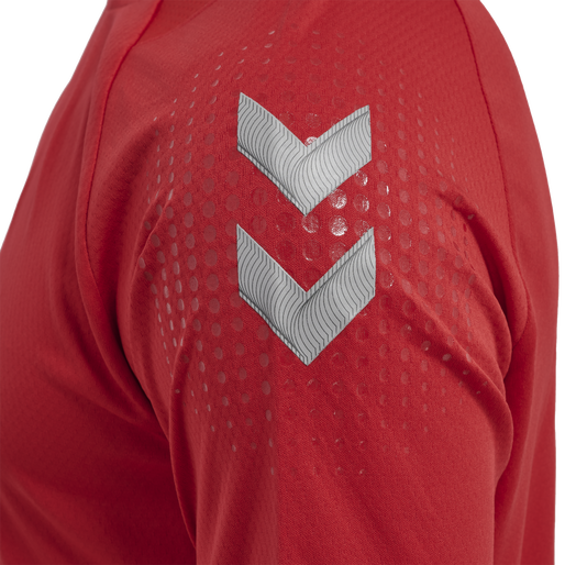 hmlLEAD S/S POLY JERSEY, TRUE RED hmlLEAD S/S POLY JERSEY, TRUE RED, packshot