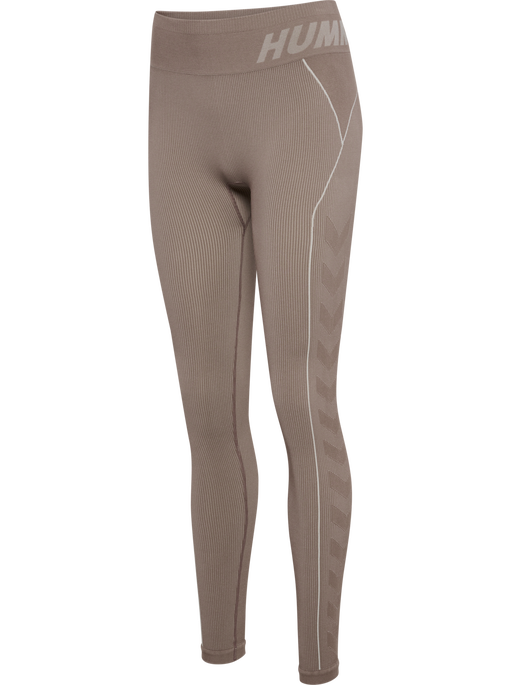 hmlTE CHRISTEL SEAMLESS MW TIGHTS, CHATEAU GRAY, packshot